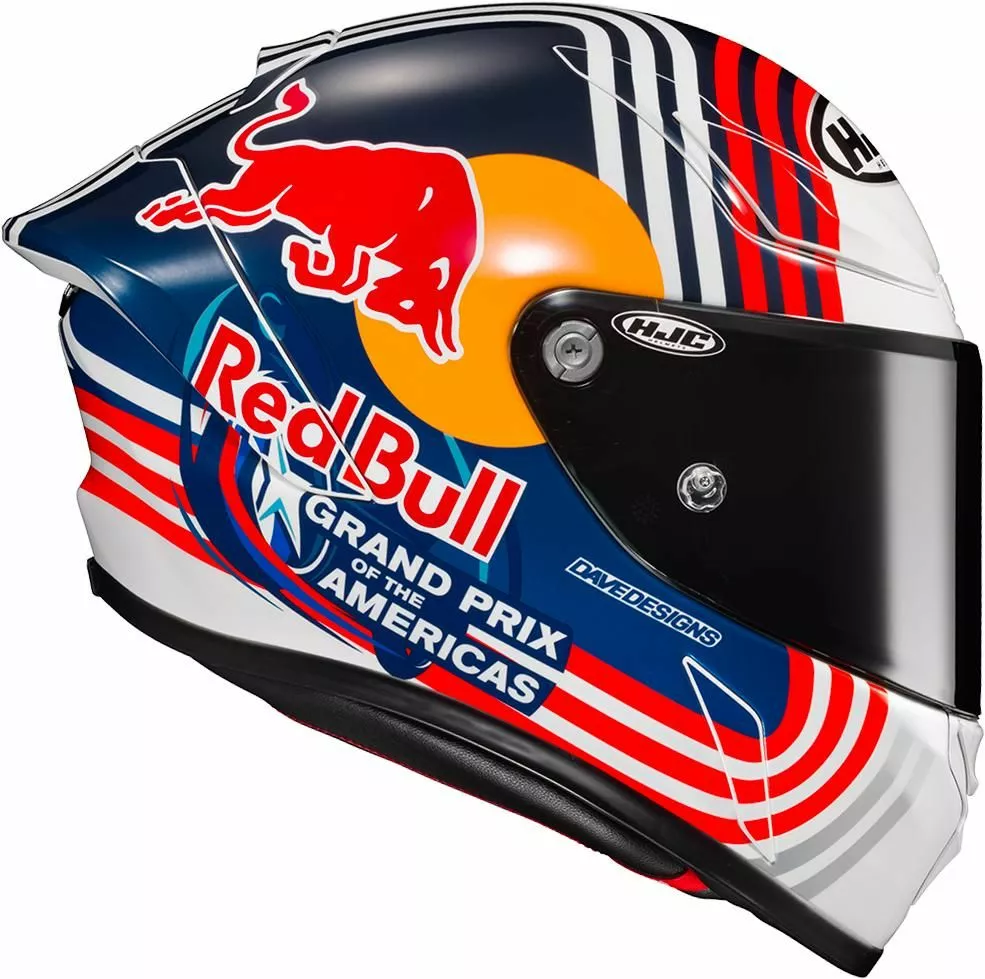 HJC RPHA1 RED BULL AUSTIN GP Integralhelm 2 HJC RPHA1 RED BULL AUSTIN GP Integralhelm - immagine 2