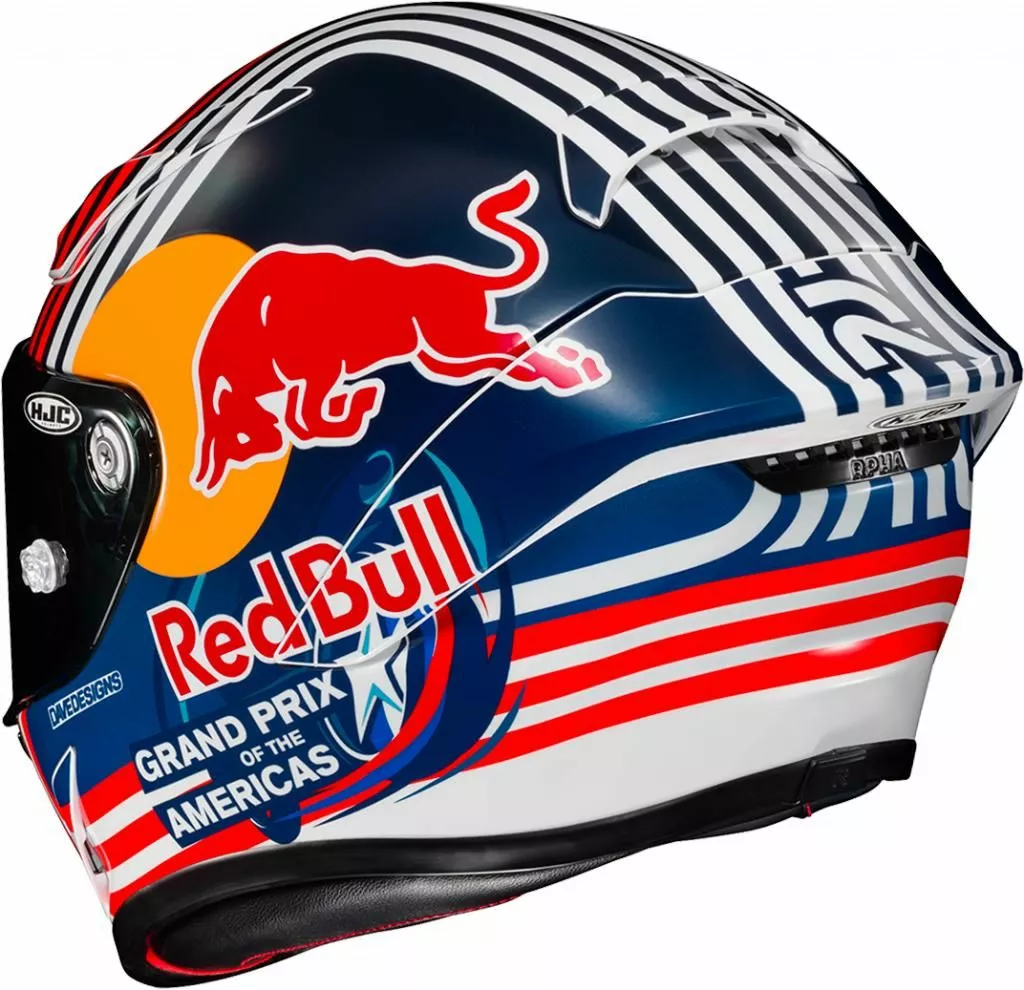 HJC RPHA1 RED BULL AUSTIN GP Integralhelm 4 HJC RPHA1 RED BULL AUSTIN GP Integralhelm - immagine 4