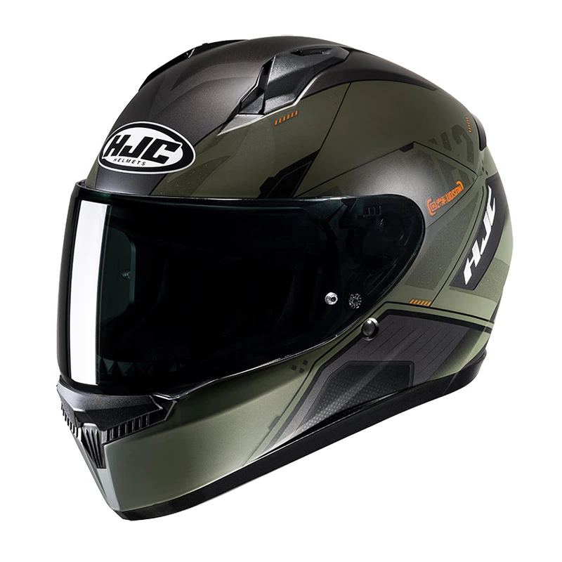 Policarbonato Casco Hjc C10 Inka Verde Arancio 1 Policarbonato Casco Hjc C10 Inka Verde Arancio
