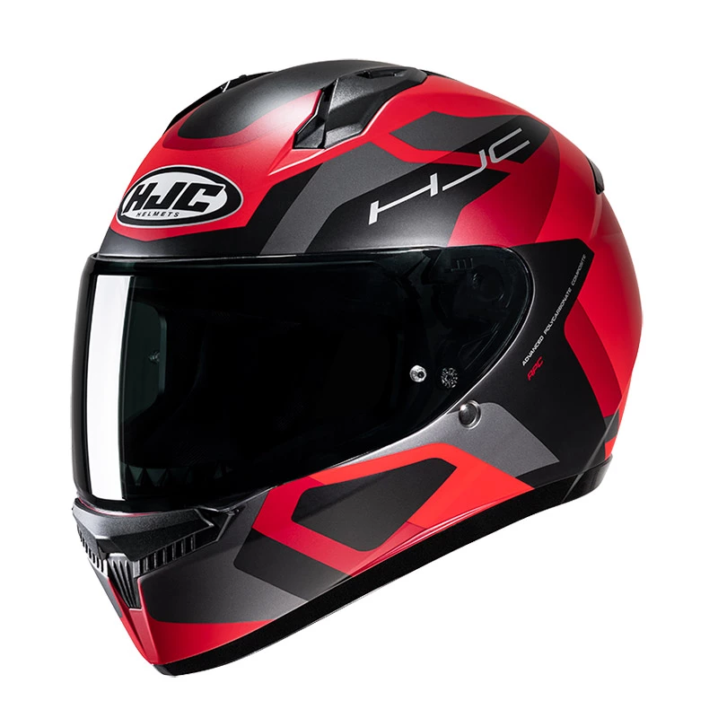 Policarbonato Casco Hjc C10 Tins Nero Rosso 1 Policarbonato Casco Hjc C10 Tins Nero Rosso