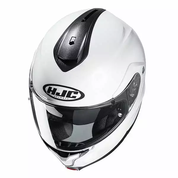 Policarbonato Casco Modulare Hjc C91 Bianco 4 Policarbonato Casco Modulare Hjc C91 Bianco - immagine 4