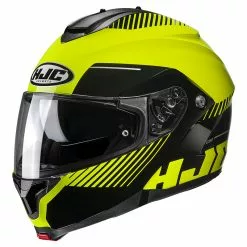 Policarbonato Casco Modulare Hjc C91 Prod Giallo Nero