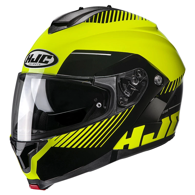 Policarbonato Casco Modulare Hjc C91 Prod Giallo Nero 1 Policarbonato Casco Modulare Hjc C91 Prod Giallo Nero