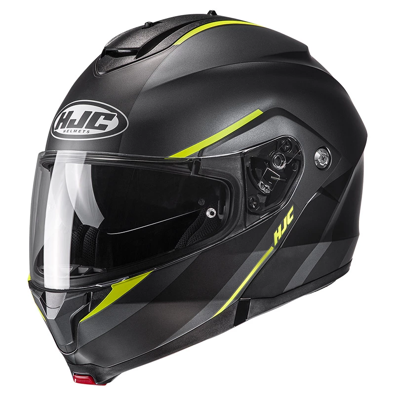 Policarbonato Casco Modulare Hjc C91 Tero Nero Giallo 1 Policarbonato Casco Modulare Hjc C91 Tero Nero Giallo