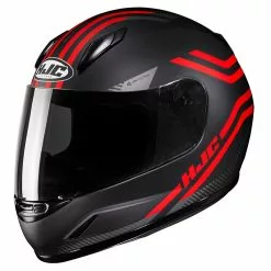 Policarbonato Casco Bimbo Hjc Cl Y Strix Nero Rosso