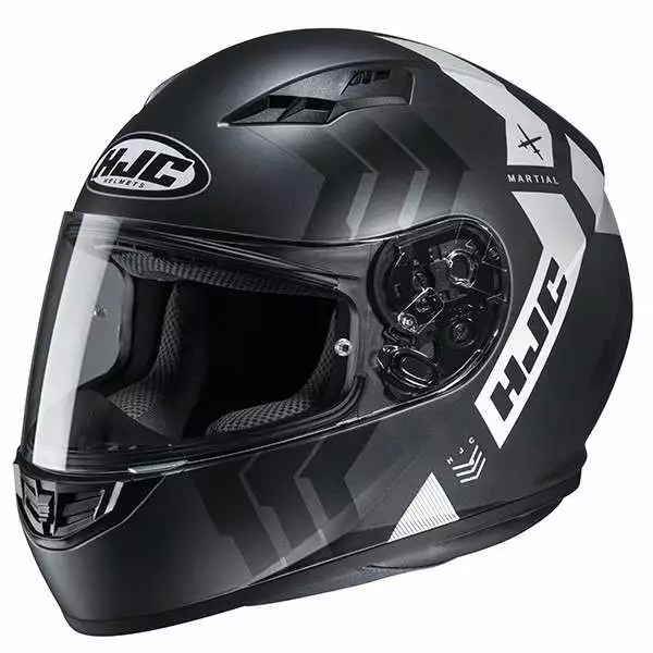 Policarbonato Casco Hjc Cs-15 Martial Nero 1 Policarbonato Casco Hjc Cs-15 Martial Nero