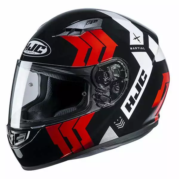 Policarbonato Casco Hjc Cs-15 Martial Rosso 1 Policarbonato Casco Hjc Cs-15 Martial Rosso