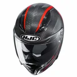 Fibra Casco Hjc F70 Carbon Eston Rosso 5 Fibra Casco Hjc F70 Carbon Eston Rosso -Vendite HJC hjc f70 carbon eston rosso 1