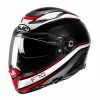 Fibra Casco Hjc F70 Diwen Nero Rosso