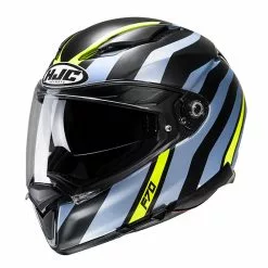 Fibra Casco Hjc F70 Galla Blu Giallo
