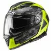Fibra Casco Hjc F70 Katra Giallo Nero