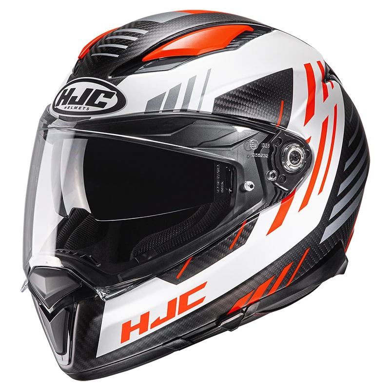 Fibra Casco Hjc F70 Carbon Kesta Arancio 1 Fibra Casco Hjc F70 Carbon Kesta Arancio