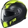 Fibra Casco Hjc F70 Mago Nero Giallo