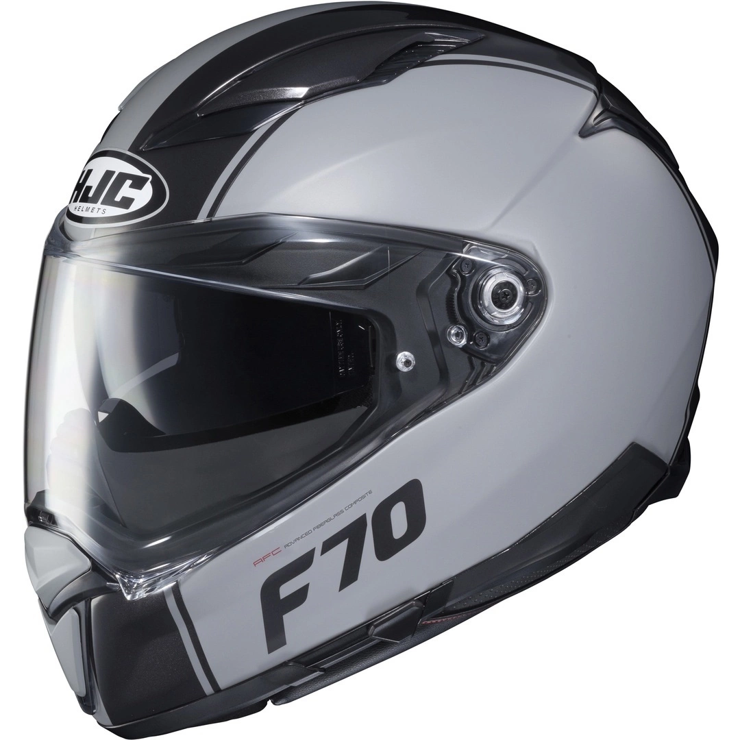 Fibra Casco Hjc F70 Mago Nero Grigio 1 Fibra Casco Hjc F70 Mago Nero Grigio