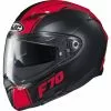 Fibra Casco Hjc F70 Mago Nero Rosso