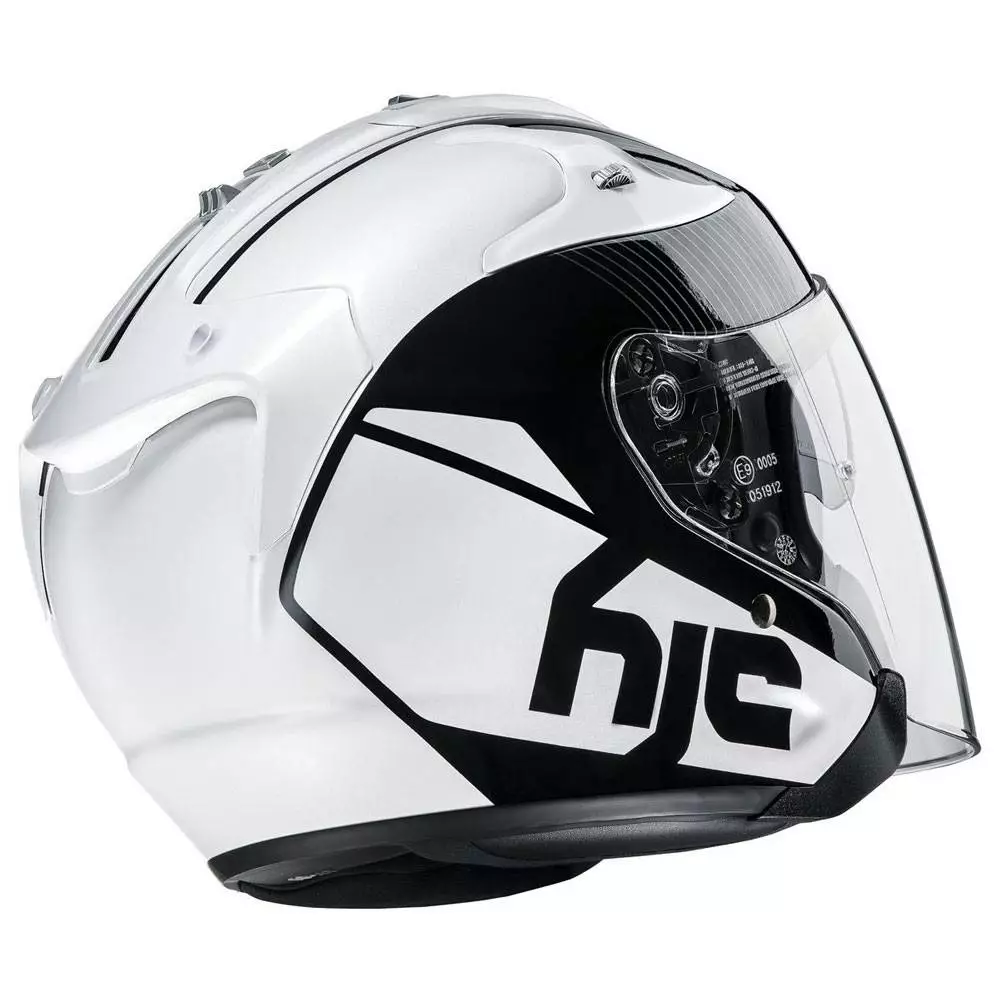 Fibra Hjc Casco Fg Jet Acadia Bianco 2 Fibra Hjc Casco Fg Jet Acadia Bianco - immagine 2