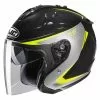 Fibra Casco Hjc Fg Jet Balin Nero Giallo