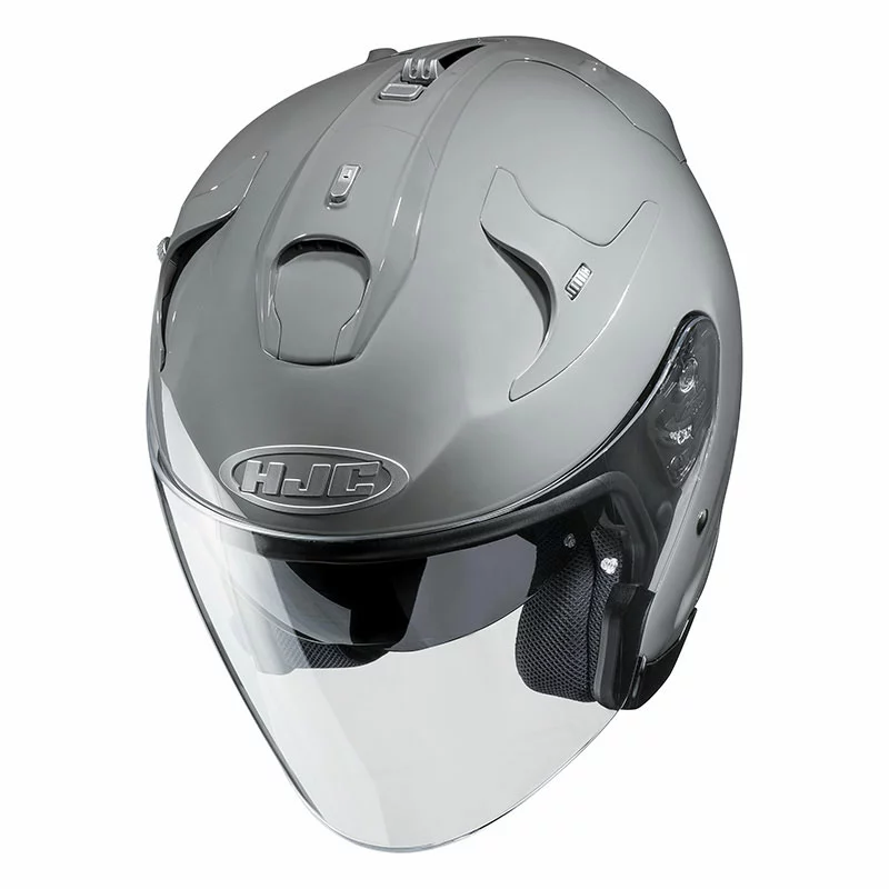 Fibra Casco Moto Hjc Fg Jet Grigio 2 Fibra Casco Moto Hjc Fg Jet Grigio - immagine 2