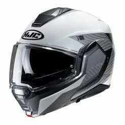 Policarbonato Casco Modulare Hjc I100 Beston Nero Grigio