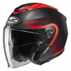 Policarbonato Casco Jet Hjc I30 Dexta Nero Rosso
