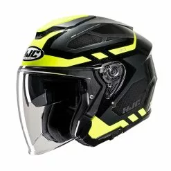 Policarbonato Casco Hjc I30 Aton Nero Giallo
