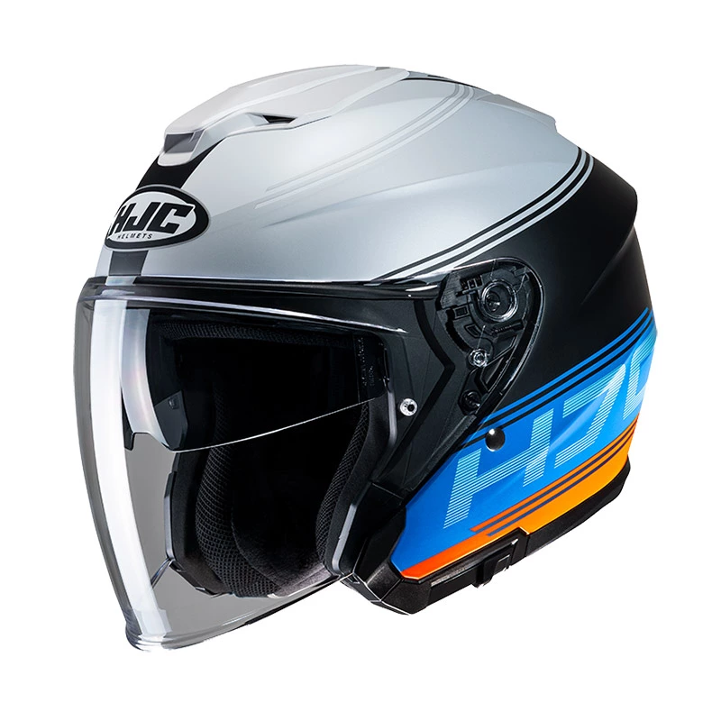 Policarbonato Casco Hjc I30 Vicom Blu Arancio 1 Policarbonato Casco Hjc I30 Vicom Blu Arancio