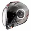 Policarbonato Casco Jet Hjc I40 Panadi Grigio Bordeaux