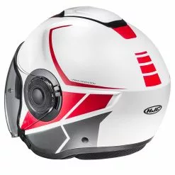 Policarbonato Casco Hjc I40 Camet Bianco Rosso Grigio -Vendite HJC hjc i40camet biancorosso 3