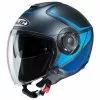 Policarbonato Casco Hjc I40 Camet Titanio Blu