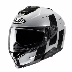 Policarbonato Casco Hjc I71 Peka Grigio Nero