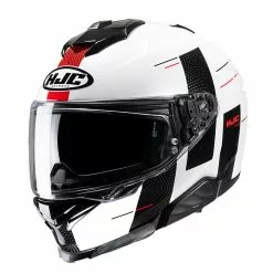 Policarbonato Casco Hjc I71 Peka Rosso Nero