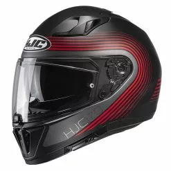 Policarbonato Casco Hjc I70 Surf Nero Rosso