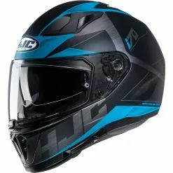 Policarbonato Casco Hjc I70 Eluma Nero Blu