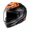 Policarbonato Casco Hjc I71 Enta Arancio Nero