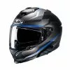 Policarbonato Casco Hjc I71 Nior Blu Grigio
