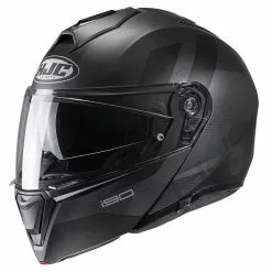 Policarbonato Casco Modulare Hjc I90 Syrex Grigio Nero
