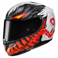 Fibra Casco Hjc Rpha 11 Anti Venom Marvel