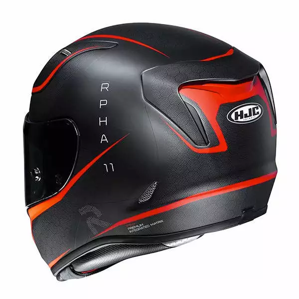 Fibra Casco Hjc Rpha 11 Jarban Rosso 2 Fibra Casco Hjc Rpha 11 Jarban Rosso - immagine 2