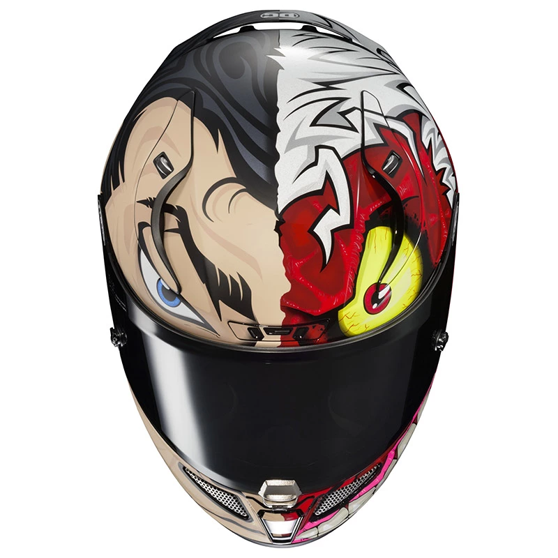 Fibra Casco Hjc Rpha 11 Two Face Fc Comics Rosso 3 Fibra Casco Hjc Rpha 11 Two Face Fc Comics Rosso - immagine 3