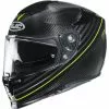 Fibra Casco Hjc Rpha 70 Carbon Artan Giallo Nero