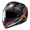 Fibra Casco Hjc Rpha 71 Hapel Rosso Oro