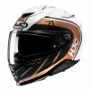 Fibra Casco Hjc Rpha 71 Mapos Oro Bianco