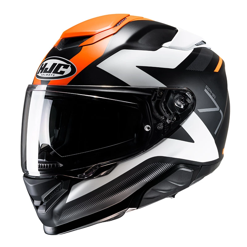 Fibra Casco Hjc Rpha 71 Pinna Arancio Nero 1 Fibra Casco Hjc Rpha 71 Pinna Arancio Nero