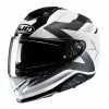 Fibra Casco Hjc Rpha 71 Pinna Bianco Nero