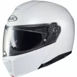 Fibra Casco Modulare Hjc Rpha 90s Métal Bianco