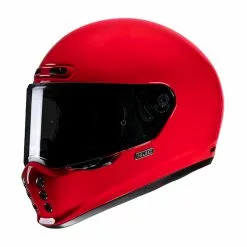 Fibra Casco Hjc V10 Deep Rosso