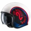 Custom Casco Hjc V30 Harvey Bianco Rosso