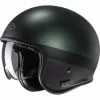 Custom Casco Hjc V30 Perot Verde Nero