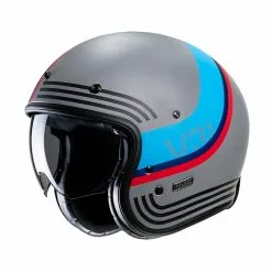 Custom Casco Hjc V31 Byron Grigio Blu